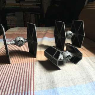 (RESERVED) TIE Fighter + TIE Advanced X1 (Bandai 1/72 Scale Model)