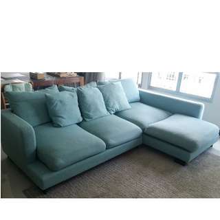 - SOLD - Pre-loved 13 months old Castlery Sofa and Ikea area rug