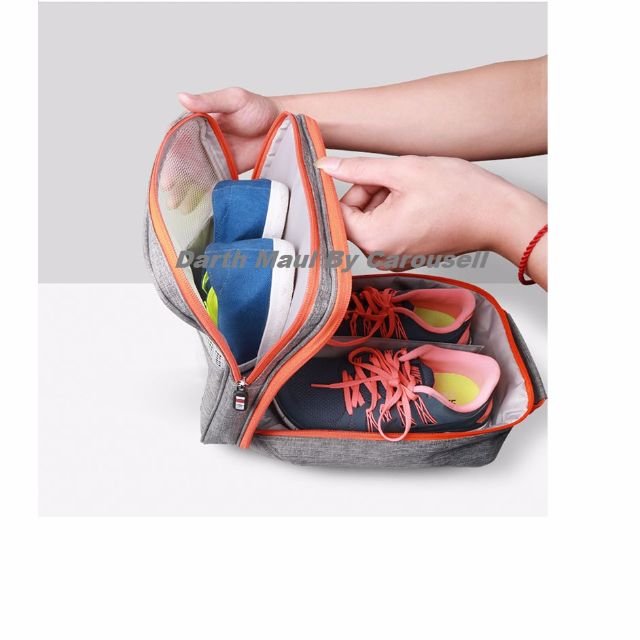 multi compartment shoe bag