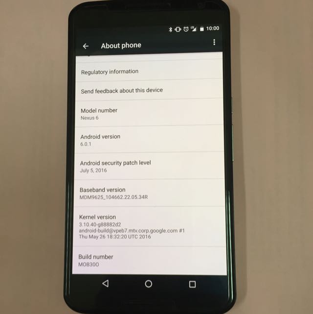 Google Nexus 6 Xt1100 Unlocked Lte 32gb Cloud White Electronics On Carousell