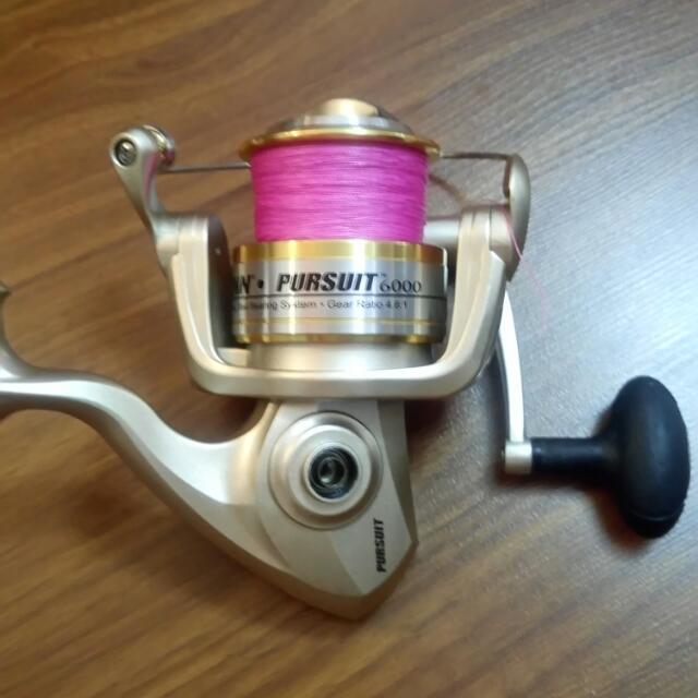 Reduce Price . Penn Pursuit 6000 Reel. Without Line, Box And Bag. Self  Collect. . Mint Scratches. Conditions 9/10. Thanks , Everything Else on  Carousell