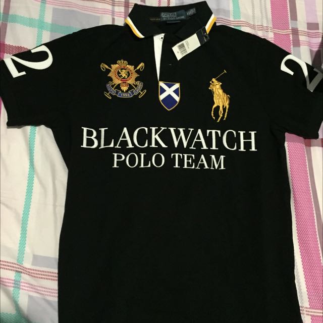 Ralph lauren black best sale watch
