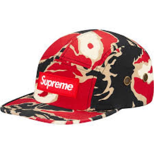 Supreme tiger store camo camp cap
