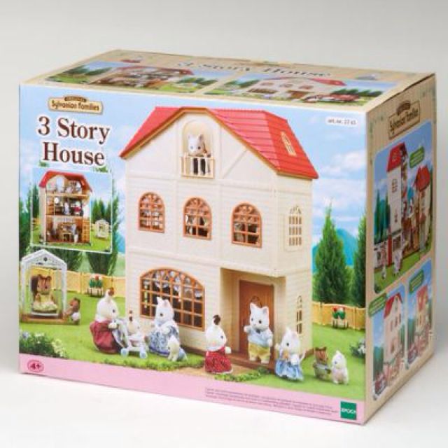 sylvanian three story house