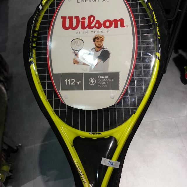 Wilson Tennis Racket, Sports Equipment, Sports & Games, Racket & Ball Sports on Carousell