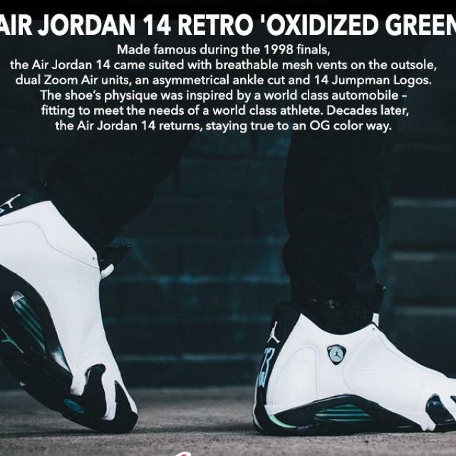jordan 14 green