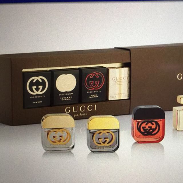 Gucci Miniature Perfume Set For Woman, Women's Fashion, Jewelry & Organisers, Body Jewelry on