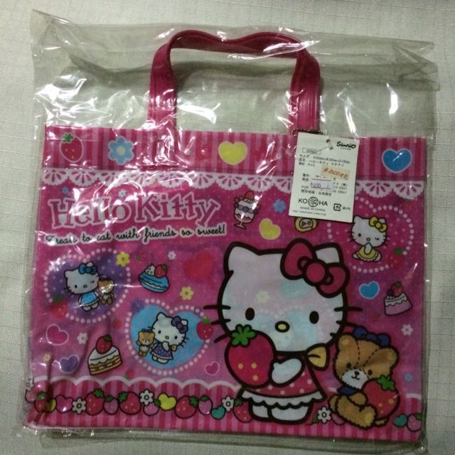 Hello kitty plastic bag store