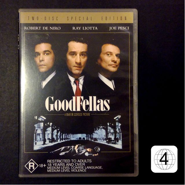 Robert De Niro Joe Pesci Ray Liotta Goodfellas 1990 By Martin Scorsese 2 Disc Special Edition Region 4 Dvd Music Media Cds Dvds Other Media On Carousell