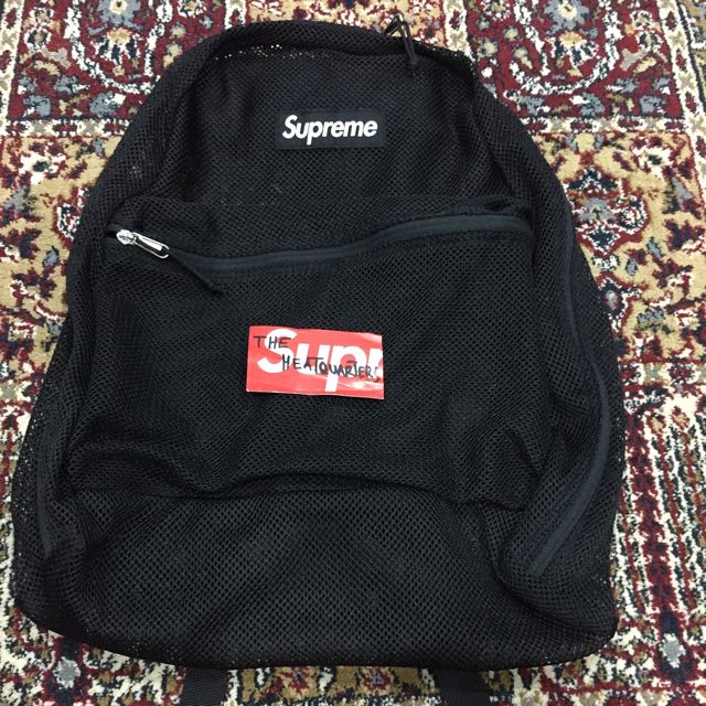 supreme mesh backpack