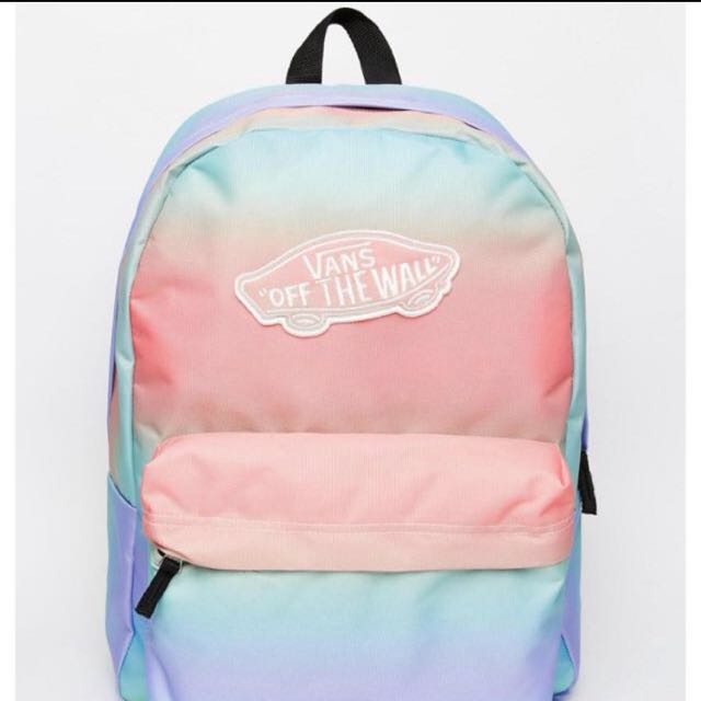 Authentic Vans Realm Backpack In Pastel 