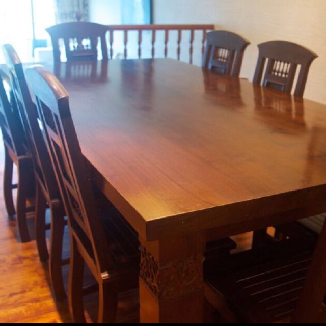 Custom Build Solid Wood Dining Table Large Rody Design In East