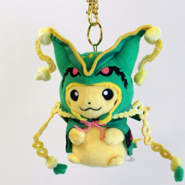 mega rayquaza pikachu plush