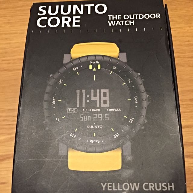 Suunto Yellow Core Crush Men s Fashion Activewear on Carousell