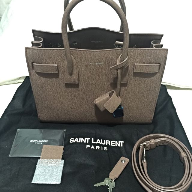 YSL Saint Laurent Sac De Jour Baby Croc Embossed, Luxury, Bags & Wallets on  Carousell