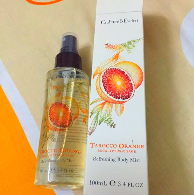 Crabtree And Evelyn Tarocco Orange Body Lotion CRABTREE & EVELYN Tarocco Orange Refreshing Body Mist, Beauty