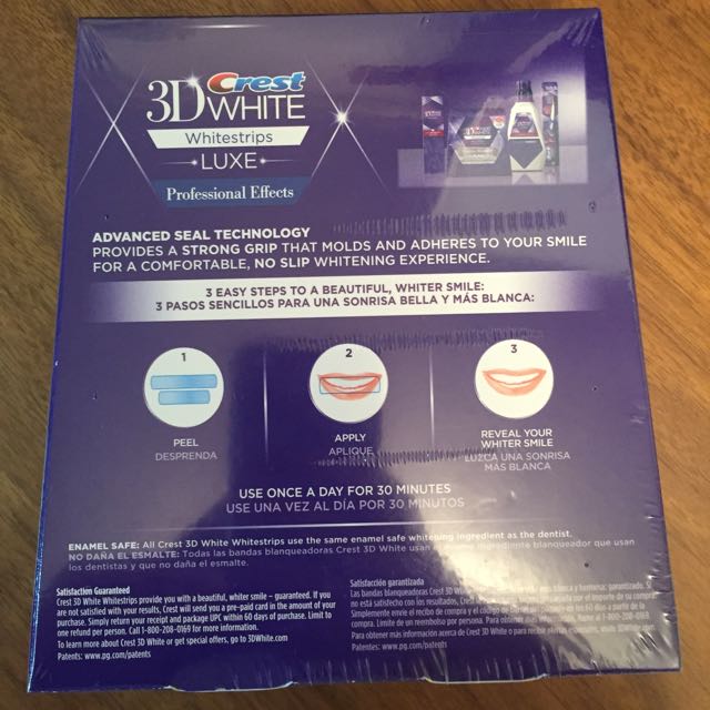 Crest 3D White Luxe Whitestrips Professional Effect, 美容＆化妝品, 健康及美容 眼部