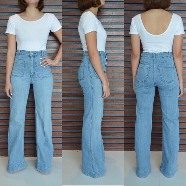 jeans flare h&m