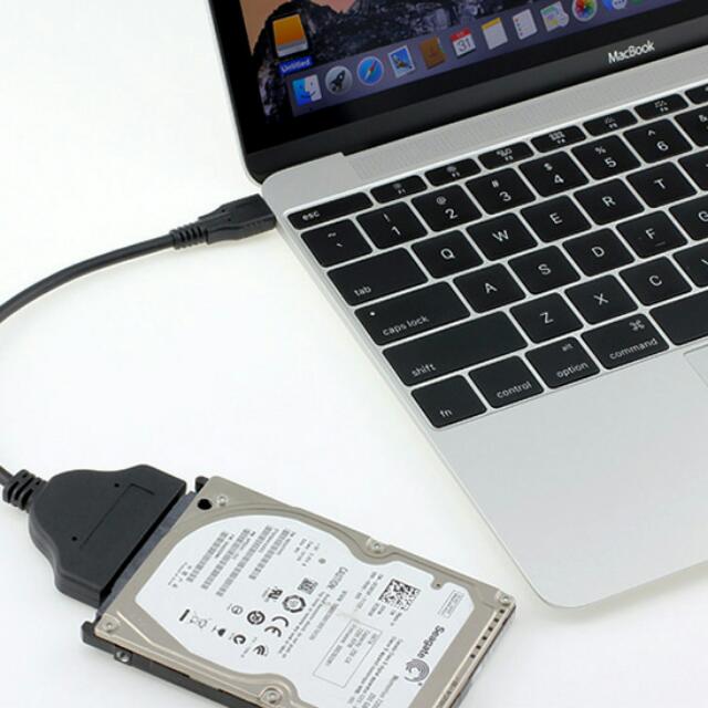USB Type C to SATA adapter USB Type C 轉 SATA, 電腦＆科技, 電腦周邊及配件, 電腦線、轉接線及