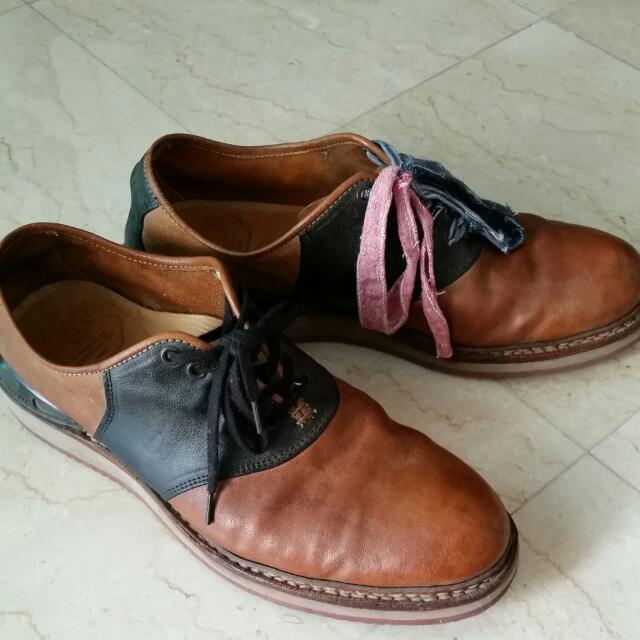 Visvim Patrician Folk Saddle Shoes Us Sz 10 Brown Alden Carmina