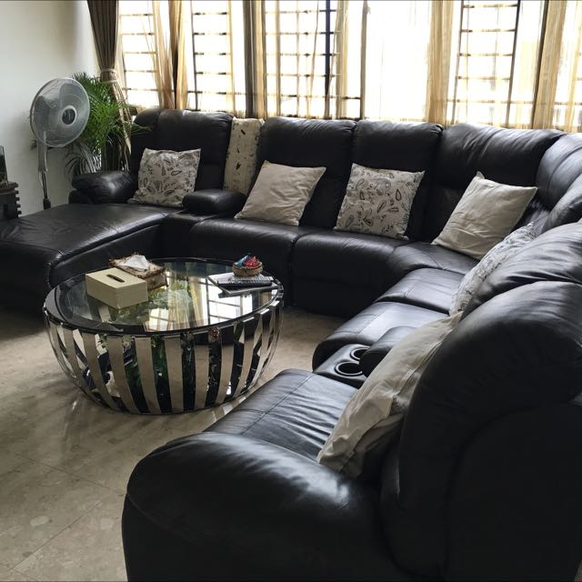 8 seater recliner best sale sofa
