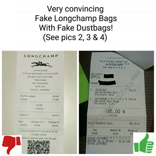 Buyers Beware From Whom You Buy Your LONGCHAMP Bags