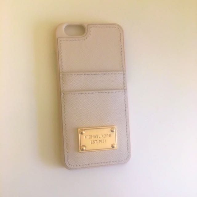 Historiker interpersonel Modig Michael Kors iPhone 6S Wallet Case, Electronics on Carousell
