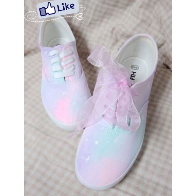 galaxy canvas shoes