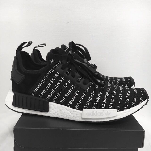 US10 NMD R1 BLACKOUT Men s Fashion Footwear Sneakers on Carousell