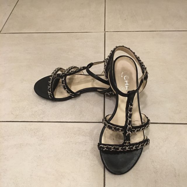 chanel gladiator sandals