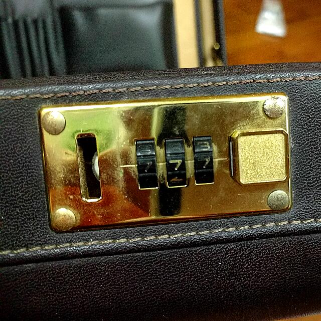 Echolac Briefcase With Combination Lock, Men's Fashion, Watches