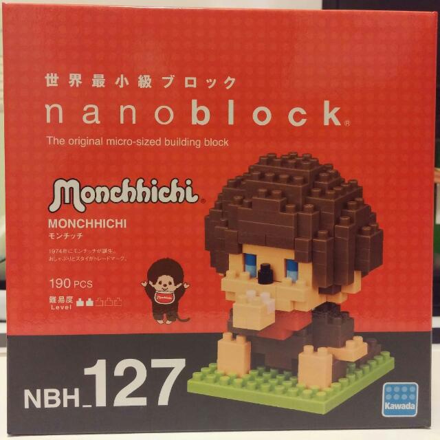 Monchhichi Nanoblock, 興趣及遊戲, 玩具& 遊戲類- Carousell