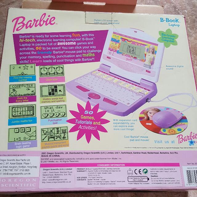 Barbie b book laptop sales