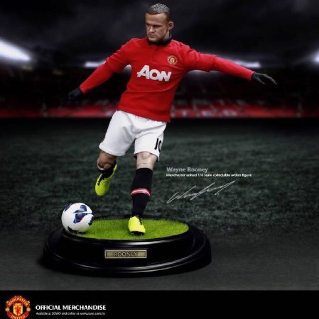 ZCWO Manchester United FC Wayne Rooney Action Figures, Hobbies - Main Image