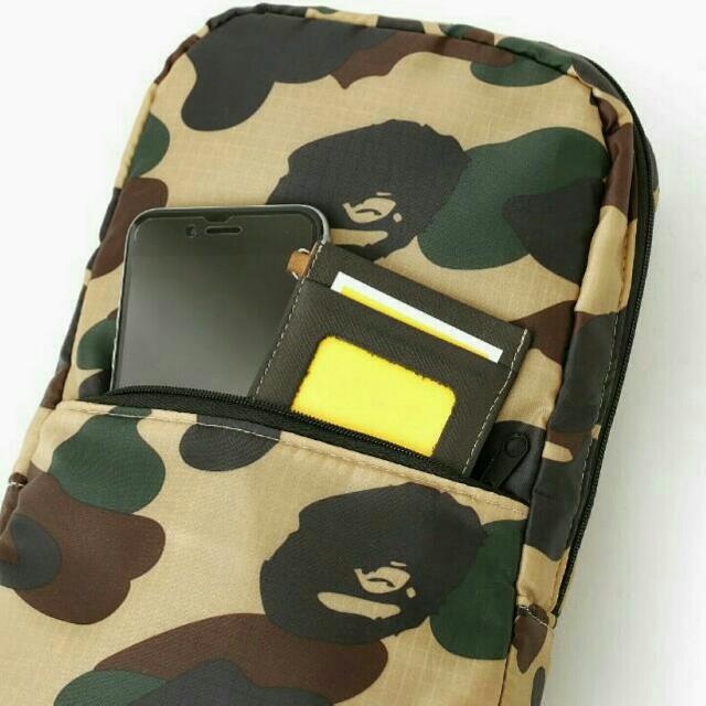 Bape Nylon Army Print Backpack, Men's Fashion, Bags, Backpacks on Carousell