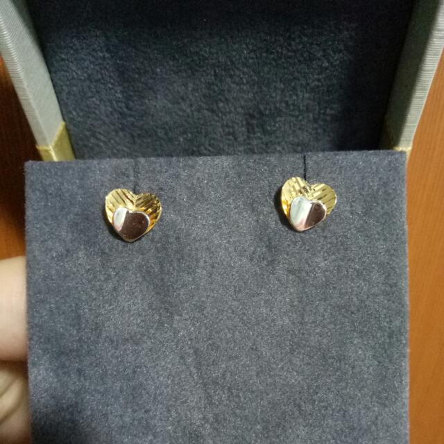 Goldheart earring on sale