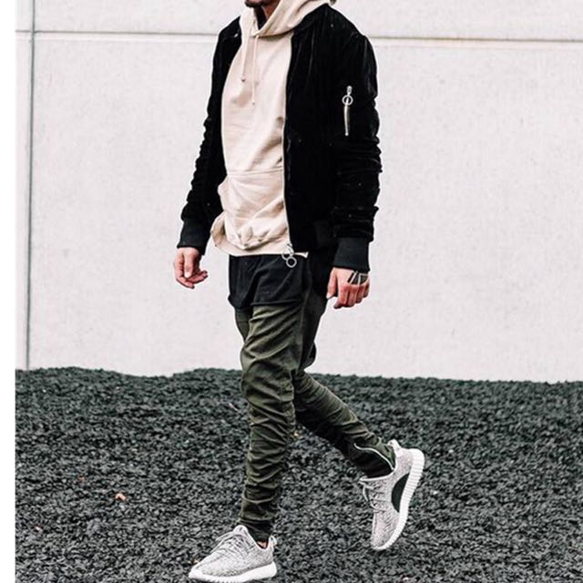 h&m fear of god zipper pants