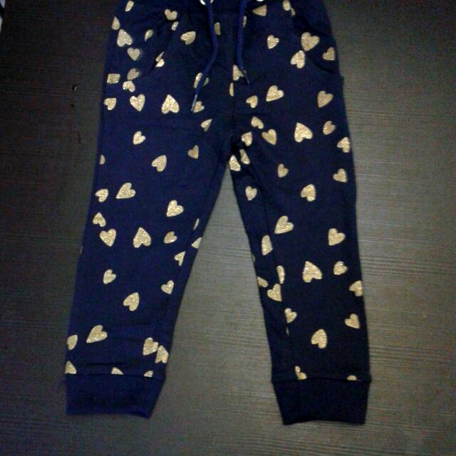 navy blue toddler joggers