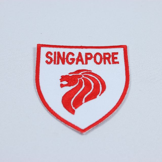 Singapore Lion Head Patch (Ironon), Design & Craft on Carousell