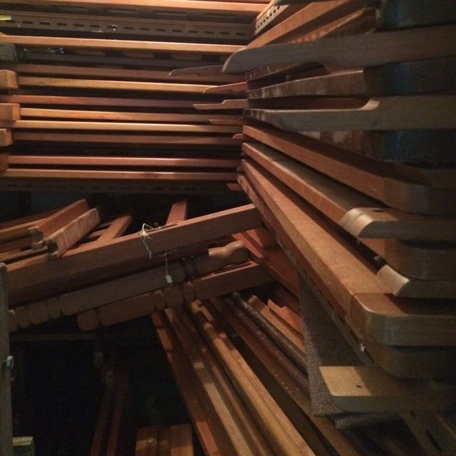 Solid Wood Double Decker Bed Frames (Category: Bed Frames & Mattresses) located in Singapore. Submitted by cosmodroid (Listing ID 59083726, Image 3). Description: .