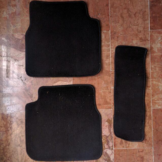 Subaru Legacy 2007 Rear Car Mats Set Of 3 Original Car