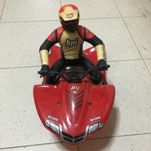 Used HPI RC 1/5 ATV Body And Rider Set, Hobbies & Toys, Toys & Games on Carousell