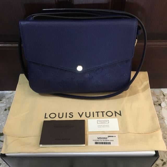 Louis Vuitton, Bags, Auth Louis Vuitton New Cream Empreinte Metis Bicolor  Discontinued