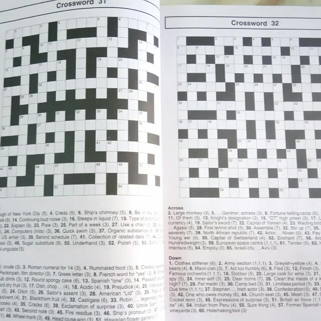 Crossword Puzzles, Hobbies & Toys, Stationery & Craft, Craft Supplies