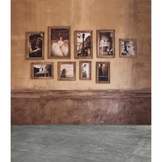Rustic Old Wall With Photo Frames Backdrop Photography On Carou Photo