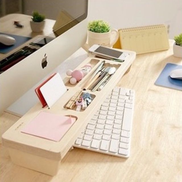 Wooden Desktop Organizer Tray Furniture Others On Carou Wooden Desktop Organizer Tray