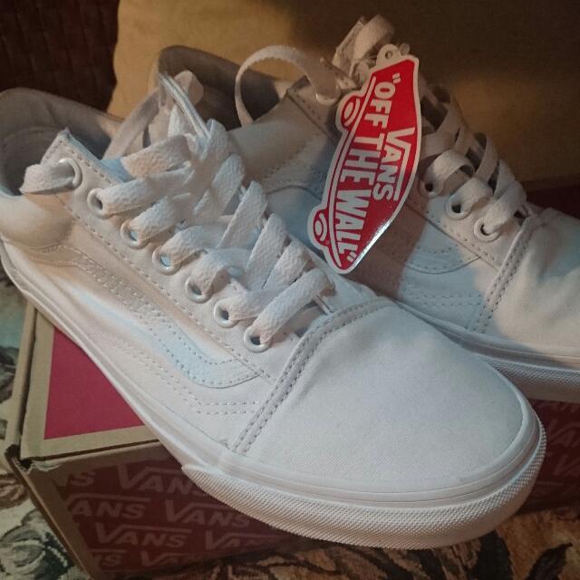 all white vans
