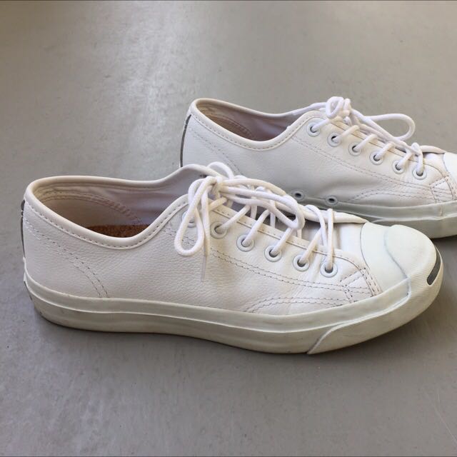 Converse jack purcell tumbled leather ox online