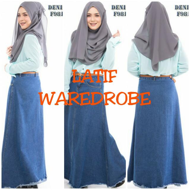 skirt jeans labuh
