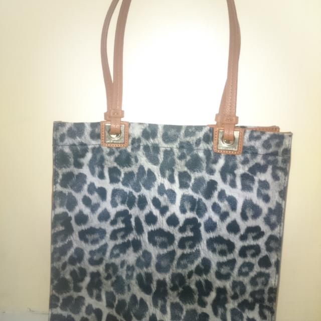 kate landry animal print purse